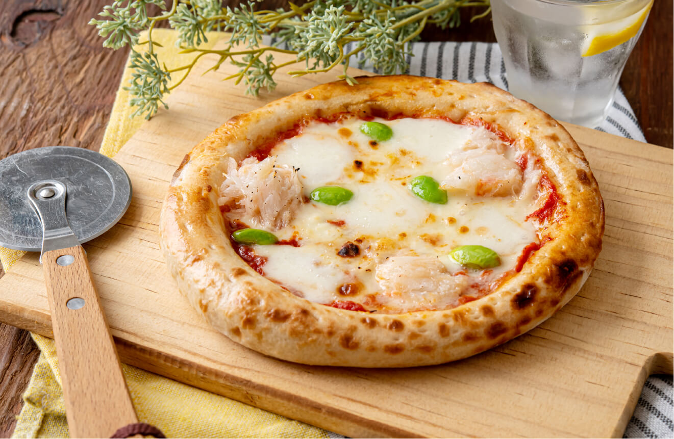 1人前で食べやすいちょうどいいサイズの冷凍ピザ